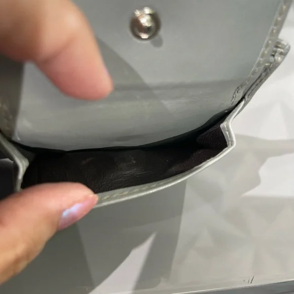 GUCCI Wallet GG Supreme 597609 Leather Grey Men's Women's - Picture 3 of 14